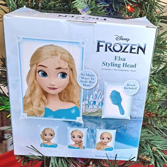 DISNEY FROZEN Elsa Styling Head - Picture 2 of 4